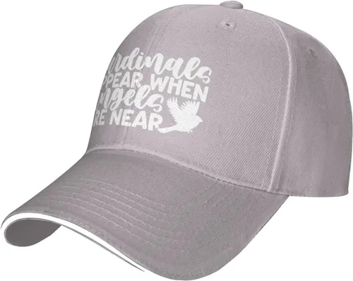Vista 2 de Christmas Hat Cardinal Appear Whens Angel are Near Hat Women Baseball Cap Graphic Cap