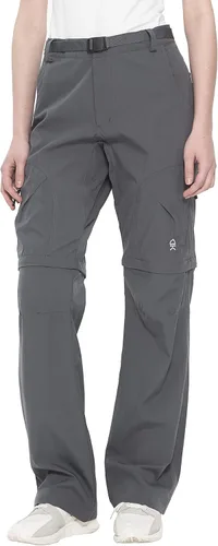 Vista 2 de Little Donkey Andy Pantalones convertibles elásticos con cremallera y secado rápido para mujer