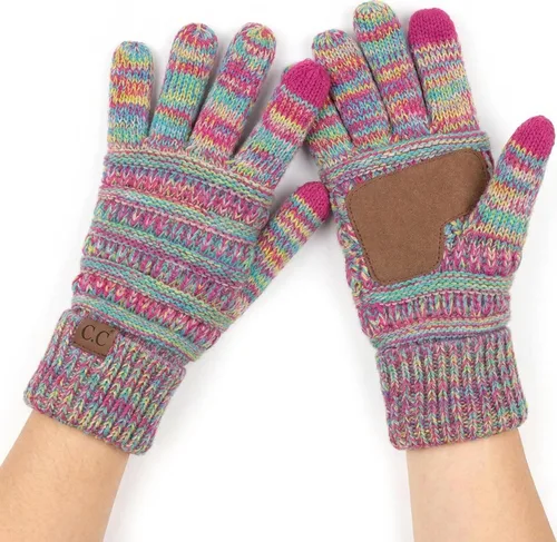 Vista 36 de Funky Junque Guantes de invierno para mujer – Lindos guantes de punto con forro polar para pantalla táctil y mensajería para mujeres, accesorios