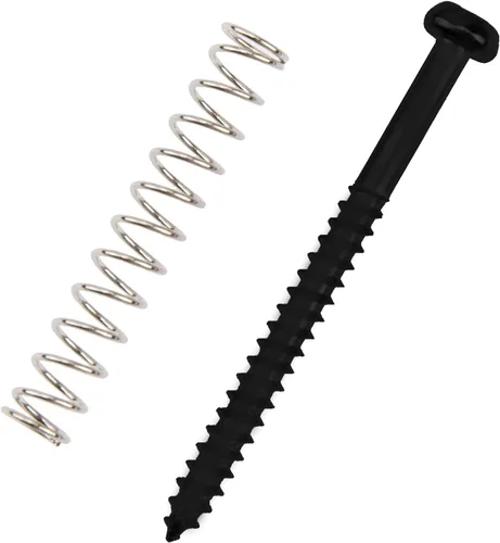 Vista 3 de 32 tornillos de montaje para pastilla Yootones Bass compatibles con pastillas P Bass Jazz Bass o P90 (negro)