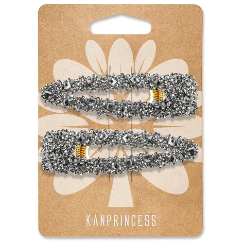 Vista 13 de KANPRINCESS Pinza para el pelo, 2 piezas de diamantes de imitación de 2.4 pulgadas, color plateado, pasadores de pelo para mujeres y niñas, novia