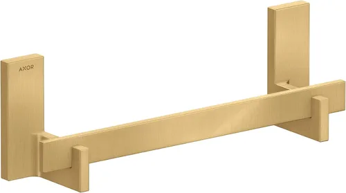 Vista 8 de AXOR Toallero rectangular universal, 12" en cromo negro cepillado, 42613340