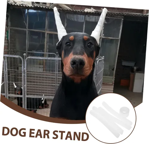 Vista 8 de 1 juego de varillas para orejas de perro, soporte duradero para orejas para razas Doberman, kit de accesorios para mascotas, fácil de usar, kit