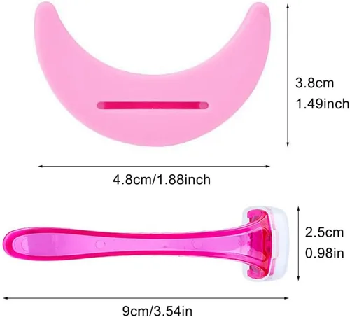 Vista 2 de Bikini Privados Plantilla de Afeitado Pubic Hair Trimmer Stencil Bikini Razor Trimmer Área Privada Estilo Forma Herramienta Bikini Trimmer Afeitadora