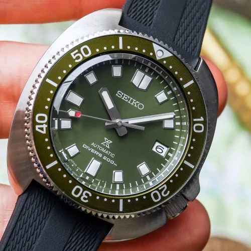 Vista 2 de SEIKO Prospex Reloj automático de buceo SPB153J1, Verde, Buzo