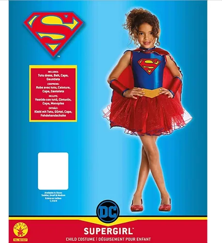 Vista 6 de Rubie's Supergirl - Disfraz tutú para niña