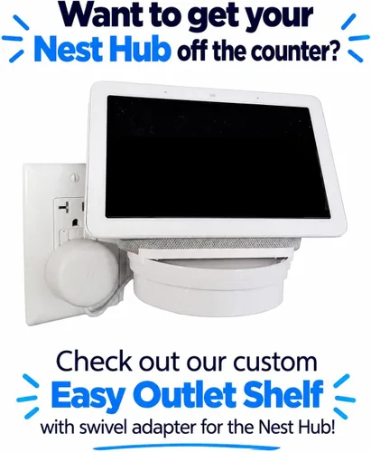 Vista 7 de Mount Genie® - Soporte de pared integrado para Google Home Hub 1ª