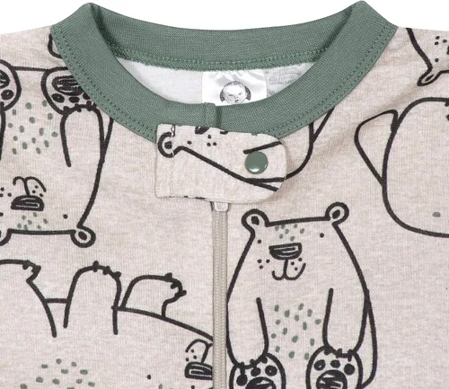 Vista 6 de Gerber Baby Boys 4-Pack Footed Pajamas