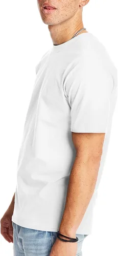 Vista 3 de Hanes Unisex T-Shirt, Beefy Crewneck Cotton T-Shirt, Unisex Crewneck Cotton Tee, Unisex Classic Crewneck Cotton Tee (1 Pack)