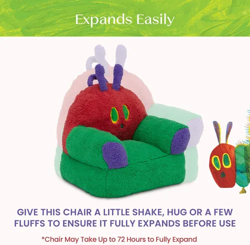 Vista 7 de Delta Children – Mundo de Eric Carle, Silla Cozee Buddy de La Oruga Muy Hambrienta Coches
