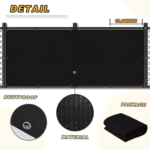 Vista 6 de Love Story Pantalla de privacidad para balcón, 2.5 x 5 pies, cubierta de valla protectora para terraza, protección UV y resistente a la intemperie