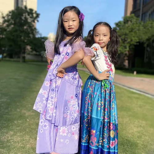 Vista 8 de Disfraz de Mirabel para niños, disfraz de princesa mágica Isabela, vestido de fiesta de Halloween