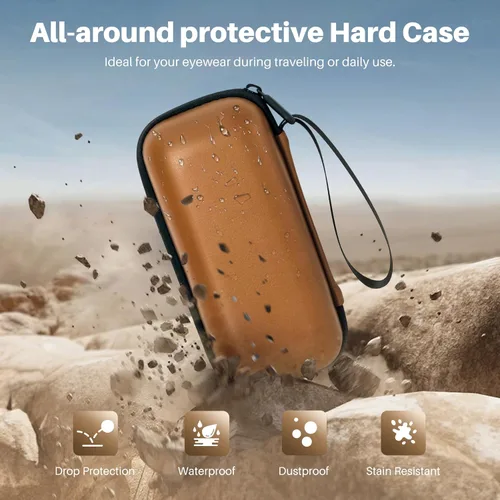 Vista 3 de ByteWave Funda rígida para accesorios Ray-Ban Meta, compatible con Meta Ray-Ban WayfarerSkylerHeadliner, caja de carga y accesorios inteligentes