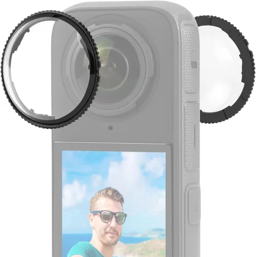 Vista 8 de PULUZ Funda Protectora de Lente PC para Cámaras Esféricas Ricoh Theta SC2 / S/V Accesorios de Cámara Adhesiva Protector de Lente