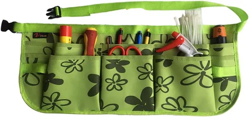 Vista 3 de zojo Work Tool Apron with Multi Pockets Café