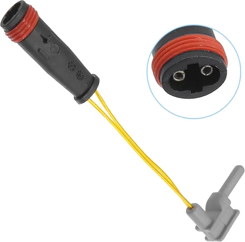 Vista 4 de ACROPIX Reemplazo de plomo para pastillas de freno delanteras y 2 traseras para Mercedes-Benz C230, paquete de 2 unidades, tono negro dorado
