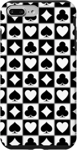 Vista 12 de Playing Card Suit, Hearts, Spades, Diamonds, Clubs, Poker Case for iPhone 17