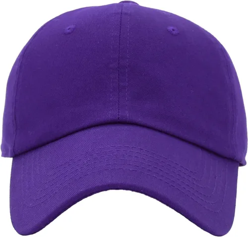 Vista 180 de KBETHOS® Gorra de béisbol de algodón ajustable de algodón con corona baja clásica