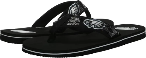 Vista 14 de FOCO Womens NFL Team Logo Sequin Strap Sandals Flip Flops