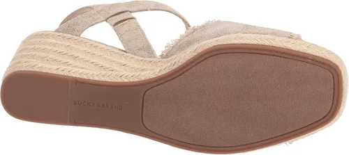 Vista 4 de Lucky Brand Sandalias de cuña Mindra para mujer