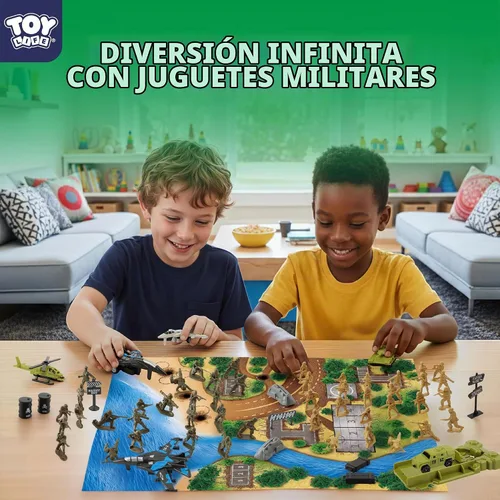 Vista 5 de TOY Life Conjunto de Juego de Soldados del Ejército - Figuras de Acción de Soldados del Ejército, Soldados de Juguete para Niños, Conjunto de Juego