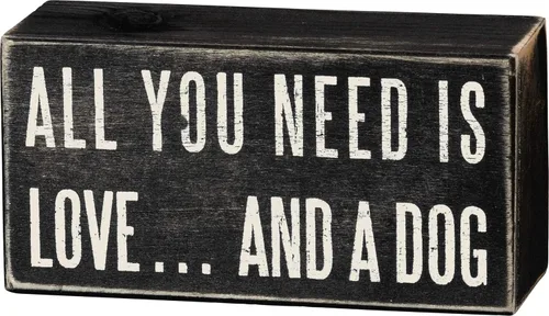 Vista 10 de Primitives de Kathy Rótulo Decorativo de Madera Rústica - "Trabajo Duro Para Que Mi Perro Tenga Una Mejor Vida" - Decoración para Oficina/Casa