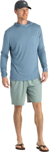 Vista 19 de Free Fly Pantalones cortos Breeze para hombre, entrepierna de 8 pulgadas, de secado rápido, ligeros, con protección solar UPF 50+