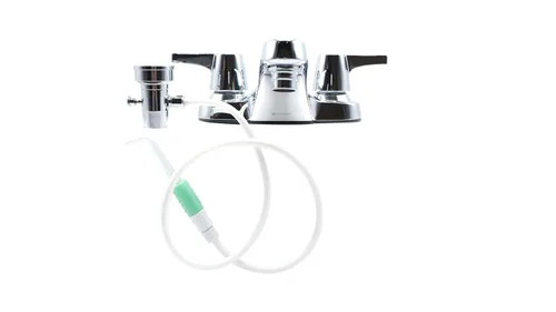 Vista 2 de Oral Breeze QuickBreeze - Irrigador oral Usa 15 segundos al día para el cuidado dental en dientes, encías, aparatos ortopédicos Puede prevenir