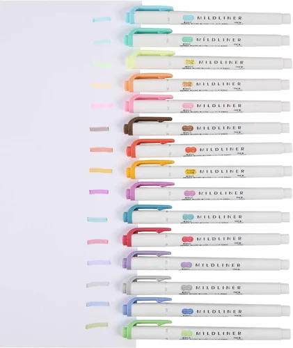 Vista 2 de ZEBRA MILDLINER Marcadores de rotulador, naranja suave (WKT7-MOR) x10