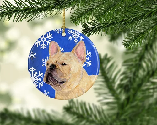 Vista 317 de Caroline's Treasures Cavalier Spaniel - Adorno de cerámica para colgar en el árbol de Navidad, para el hogar, Navidad, fiestas, regalo, 3 pulgadas