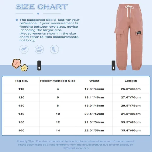 Vista 7 de YiZYiF Pantalones deportivos tipo cargo para niños y niñas, holgados, para baile de hip hop, pantalones casuales de verano con bolsillos