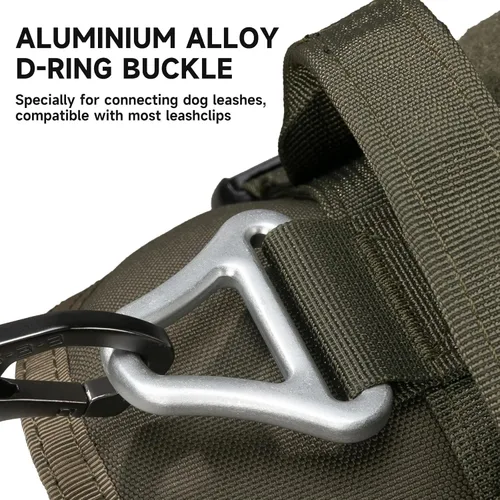 Vista 5 de EXCELLENT ELITE SPANKER Arnés ajustable de nailon para perros de patrulla Verde (Ranger Green)