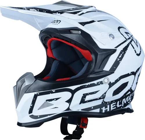 Vista 8 de BEON Adult Dirt Bike Helmets Motocross ATV Dirtbike BMX MX Offroad Full Face Motorcycle Helmet, DOT Certified Model B602