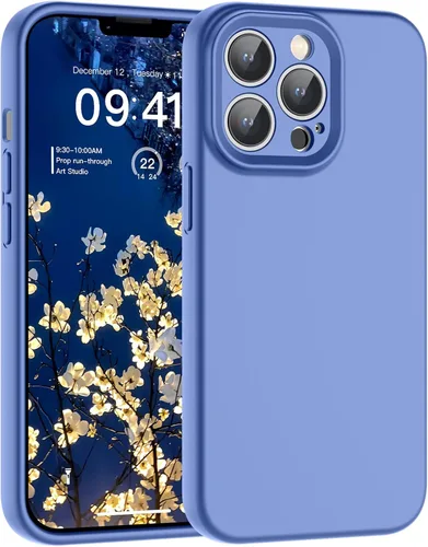 Vista 144 de SUPFINE - Funda diseñada para iPhone 12, silicona líquida premium con [forro de microfibra suave antiarañazos][protección de cámara mejorada], funda