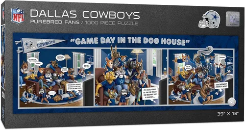 Vista 16 de YouTheFan NFL Game Day in The Dog House - Rompecabezas de 1000 piezas