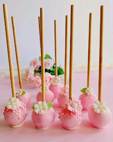 Vista 6 de SE Si&Moos Nonpareil - Gránulos pequeños comestibles de 0.079 pulgadas (0.079 in) color rosa bebé perlas rosas para decoración de pasteles, 3.5 onzas