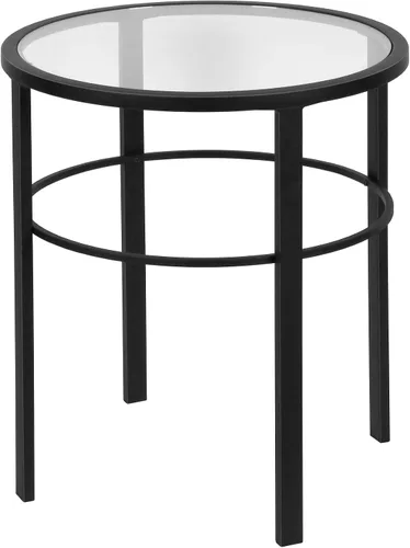 Vista 19 de Henn&Hart Mesa de centro moderna de 36", color negro