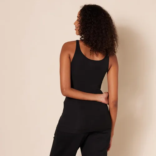 Vista 4 de Tienda Essentials - Camiseta sin mangas de tirantes ajustada para mujer
