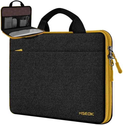 Vista 21 de Hseok - Funda para computadora portátil de 13 a 14 pulgadas, maletín compatible con MacBook Pro de 14 pulgadas M4/M3/M2/M1, todos los modelos de Mac