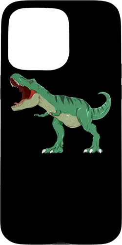 Vista 27 de Carcasa para iPhone X/XS con diseño de dinosaurio T-Rex.