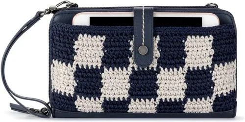 Vista 19 de The Sak Iris Bolso para smartphone cruzado Aspen Stripe / Crochet