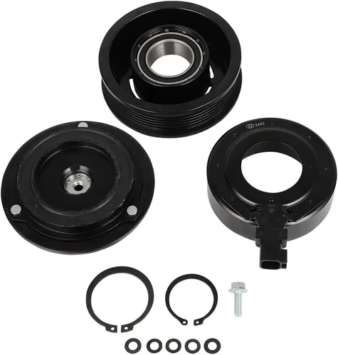 Vista 31 de CCIYU Embrague del compresor de CA para el coche 1993-1998 para el embrague del compresor del aire acondicionado de Mercury Villager 3.0L