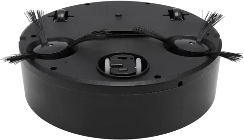 Vista 9 de Ejoyous Robot aspirador, multifuncional mini robot de barrido inteligente con carga USB para pisos de madera, azulejos y alfombras (negro)