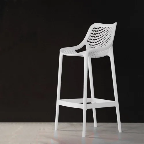 Vista 7 de Compamia Taburete de mostrador Air Patio en blanco (juego de 2)