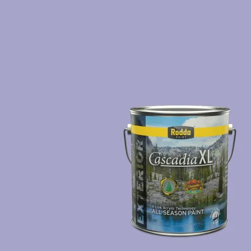 Vista 88 de Rodda Paint CASCADIA XL Pintura e imprimación de satén exterior en uno, cuarto de galón, bikini lavanda