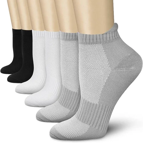 Vista 18 de CHARMKING Calcetines de compresión para mujeres y hombres, circulación de 15 a 20 mmHg, lo mejor para atletismo, correr, ciclismo, enfermera, uso