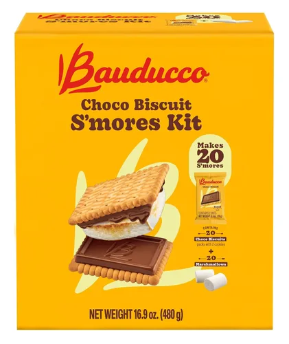 Vista 10 de Bauducco Galletas Choco Biscuit – Galletas crujientes cubiertas de chocolate, envueltas individualmente para aperitivos, postres y loncheras, 25.3