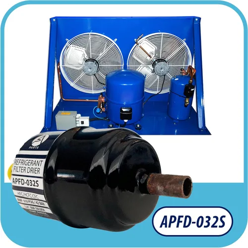 Vista 2 de Appli Parts APFD-032S 1/4 pulg Filtro Secador de Línea Líquida Refrigerante AC hvac Refrigeración 032S ODF Suelda por Sudoración conexión universal