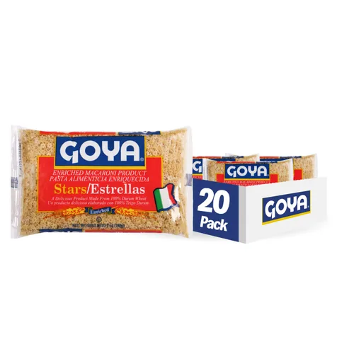 Vista 4 de Goya Stars - Pasta de macarrones enriquecida, 7 onzas
