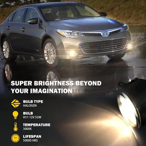 Vista 9 de Conjunto de luz antiniebla compatible con Toyota Venza Camry Corolla RAV4